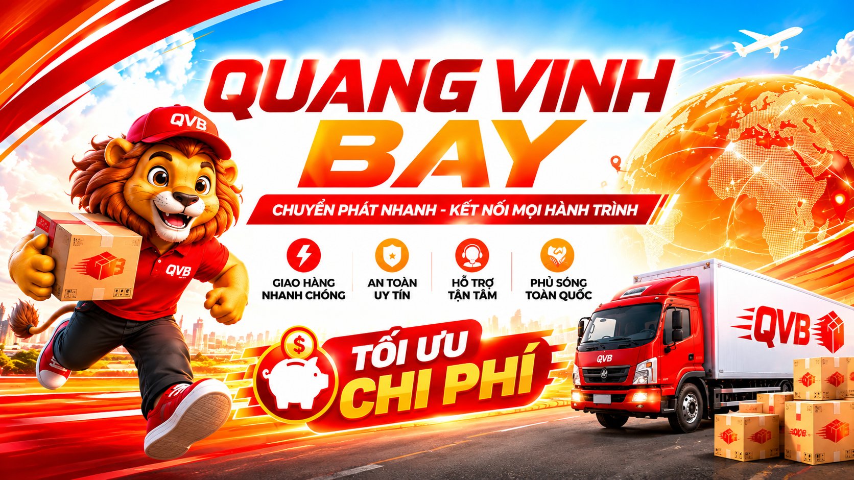 Quang Vinh Bay – Chuyển phát nhanh, kết nối mọi hành trình, tối ưu chi phí